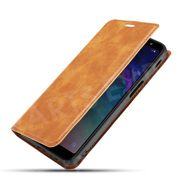 

Ultra-thin Simple Style Leather Flip Phone Cover Case with Card Slots for OnePlus 7 Pro - Brown, OnePlus 7 Pro