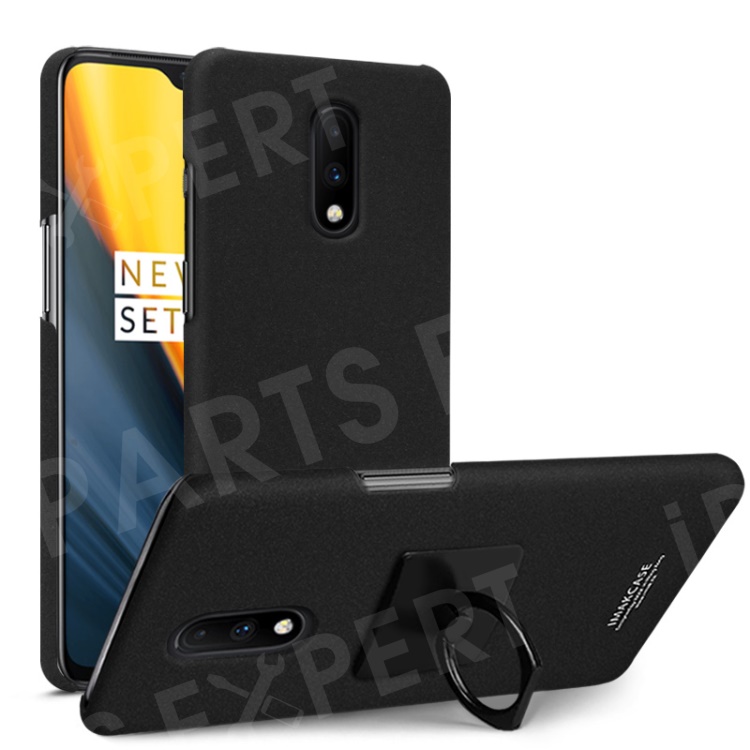 

IMAK Kickstand Hard PC Phone Case + Screen Protector for OnePlus 7 - Black, OnePlus 7