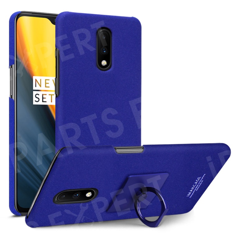 

IMAK Kickstand Hard PC Phone Case + Screen Protector for OnePlus 7 - Blue, OnePlus 7