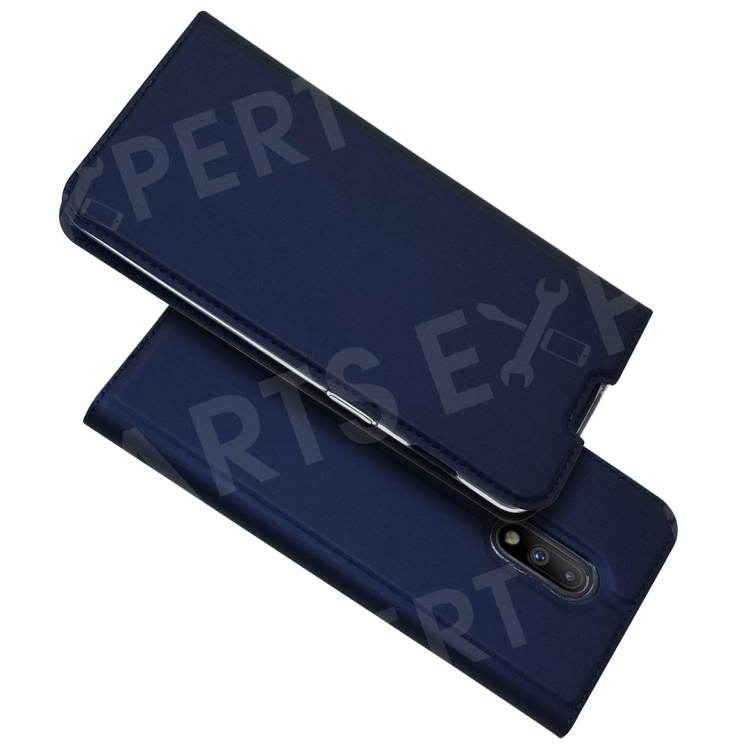 

Magnetic Adsorption Leather Card Holder Casing for OnePlus 7 - Dark Blue, OnePlus 7
