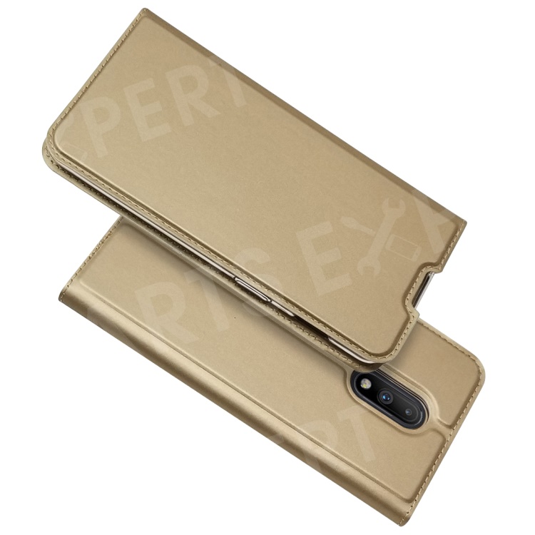 

Magnetic Adsorption Leather Card Holder Casing for OnePlus 7 - Gold, OnePlus 7