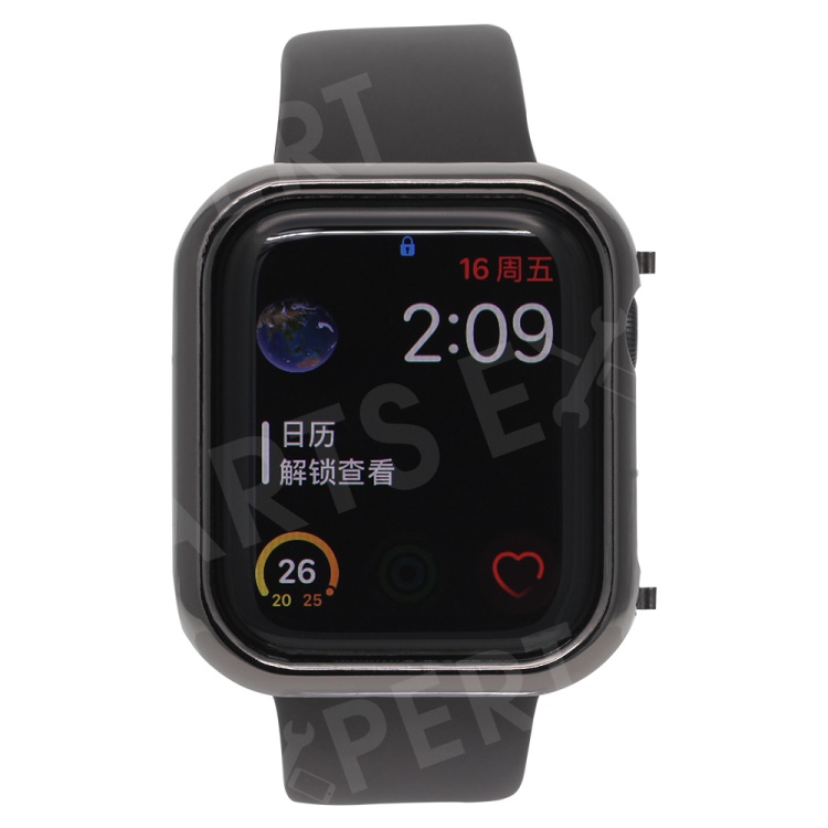 

Classic Electroplating Metal Protective Case for Apple Watch Series 4 44mm - Black, Apple Watch Series 4 44mm