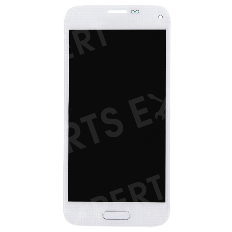 

OEM LCD Screen Digitizer Assembly for Samsung Galaxy S5 mini G800 with Home Button Flex Cable - White, Galaxy S5 Mini G800