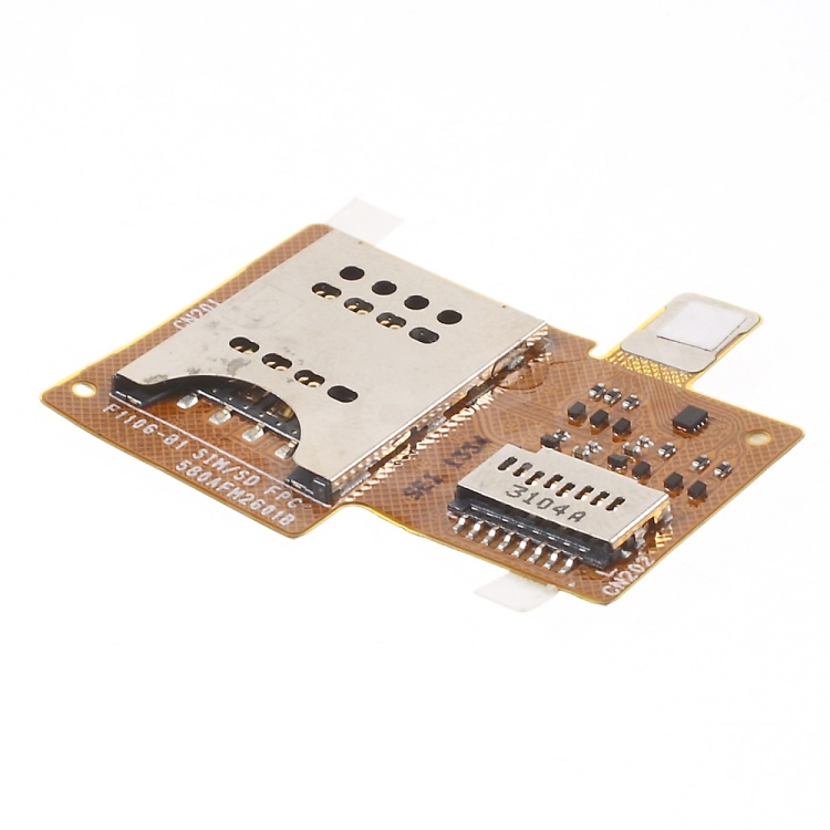 

OEM for Sony Xperia Miro ST23i SIM Card Reader Flex Cable Replacement, Xperia miro ST23i
