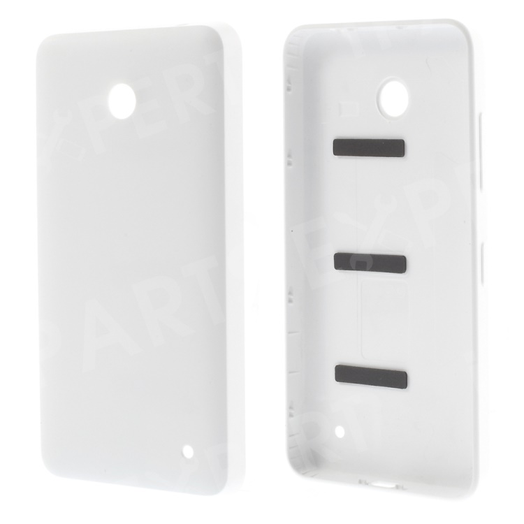 

OEM Battery Door Cover Housing Replacement for Nokia Lumia 630 w/ Power & Volume Button - White, Nokia Lumia 630