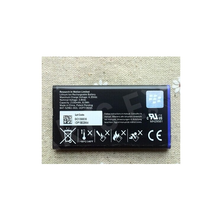 

OEM Blackberry NX1 2100mAh Li-ion Battery Replacement for Blackberry Q10, BlackBerry Q10