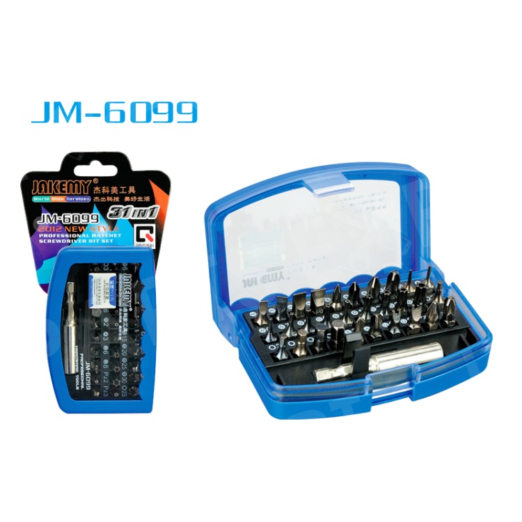 

JAKEMY 31-in-1 Magnetic Screwdriver Bit Tool Set JM-6099