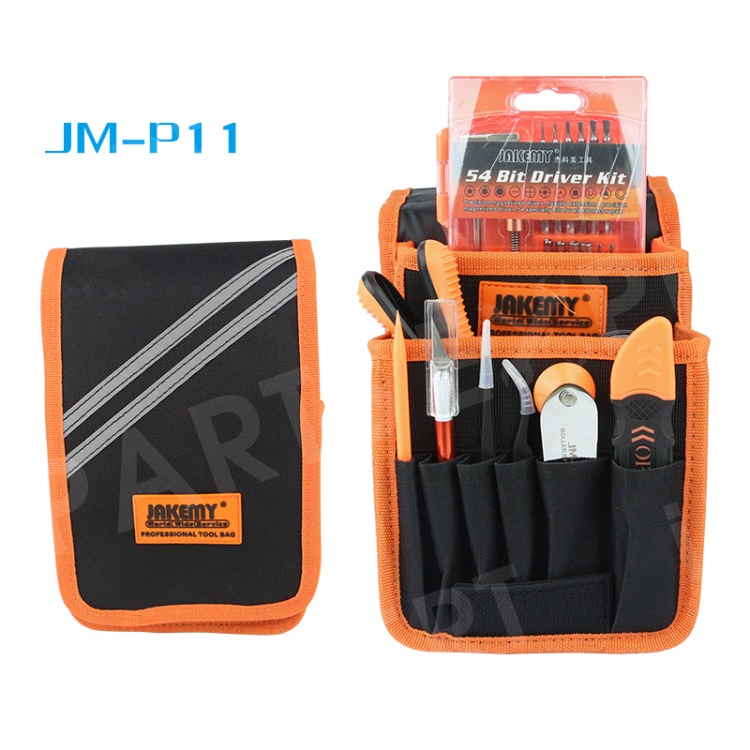 

JAKEMY JM-P11 70-in-1 Precision Screwdriver Tweezer Opening Tool Repairing Set with Canvas Bag
