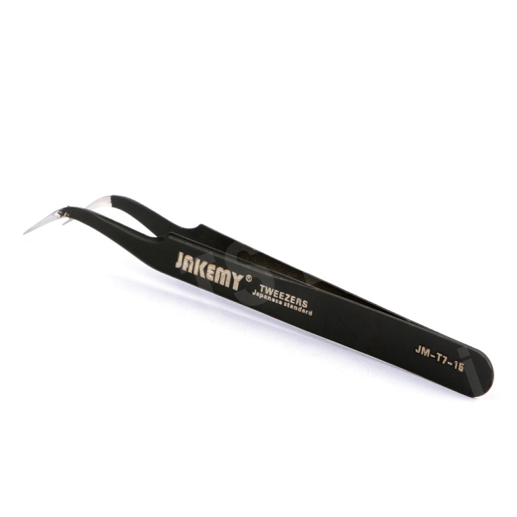 

JAKEMY T7-15 Anti-Static Curved Tip Tweezer