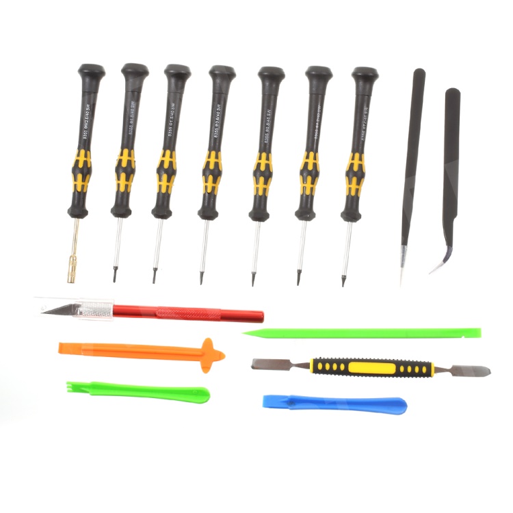 

Professional 16-in-1 Screwdriver Pry Disassemble Repair Tool Kit Set