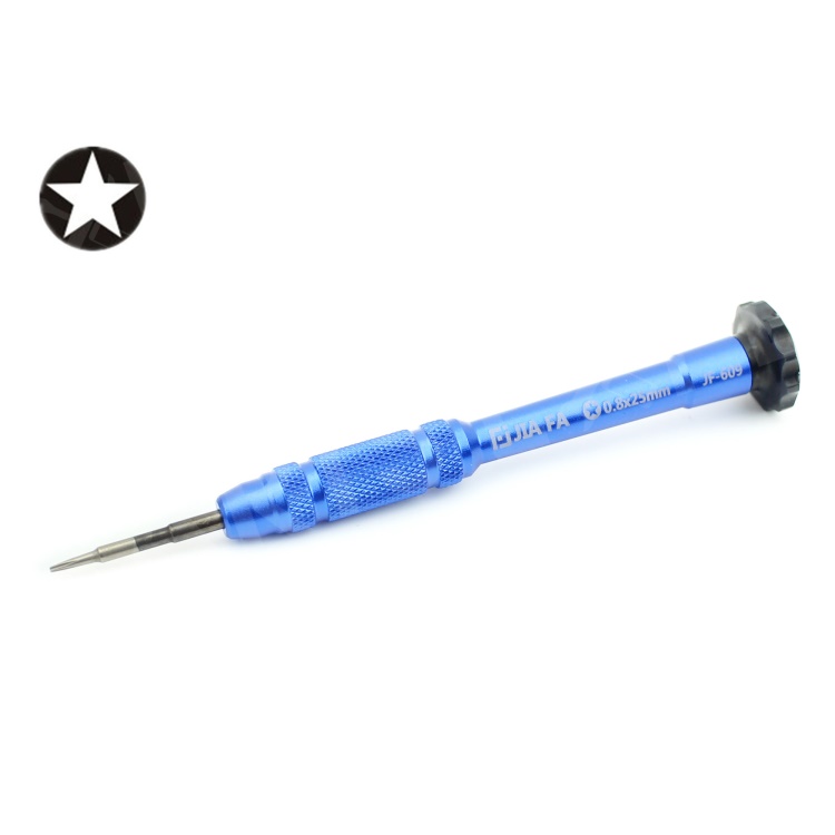 

Precision Anti-slip Handle 0.8 Pentagon Screwdriver - Blue