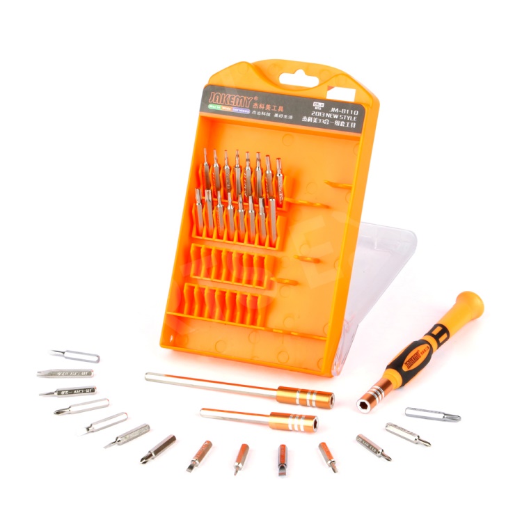 

JAKEMY JM-8110 33-in-1 Interchangeable Magnetic Screwdriver Kit Repairing Tools Set