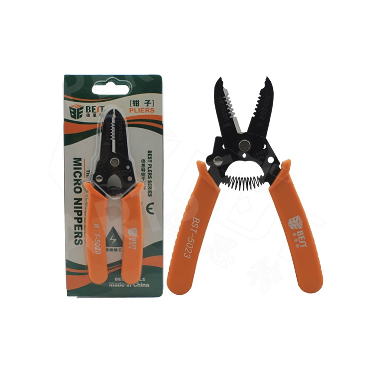 

BEST BST-5023 Multi-Purpose Electrical Wire Stripping and Cutting Plier Tool
