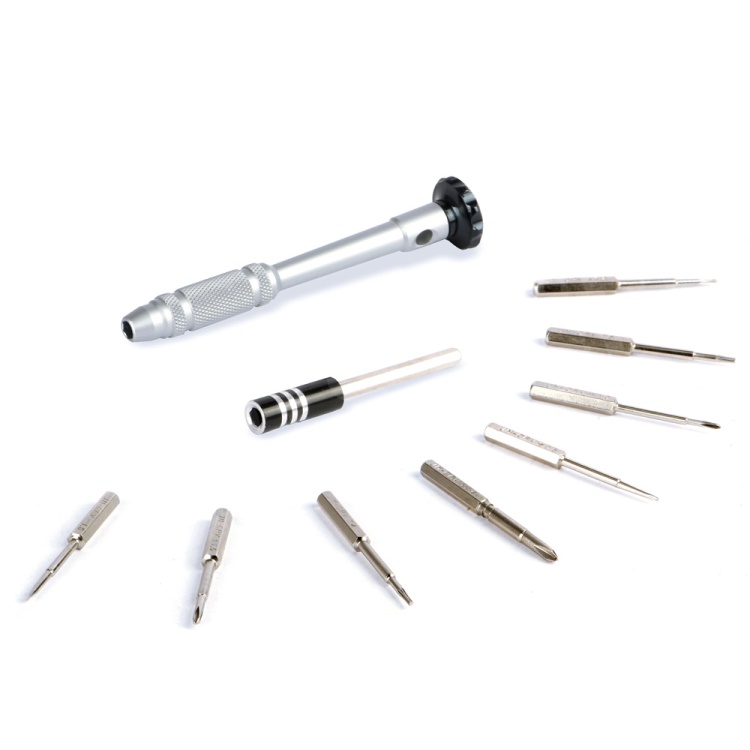 

JAKEMY JM-8143 10 in 1 Aluminium Alloy Screwdriver Tools Kit