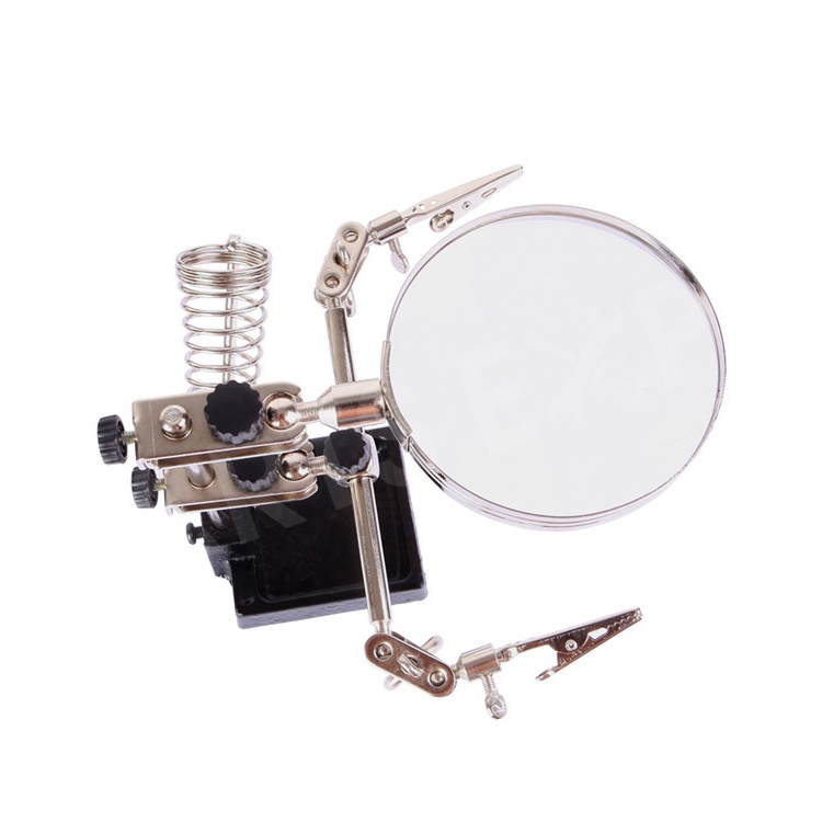 

BEST BST-268Z 5X Electronic Maintenance Fixed Magnifying Glass with Clips