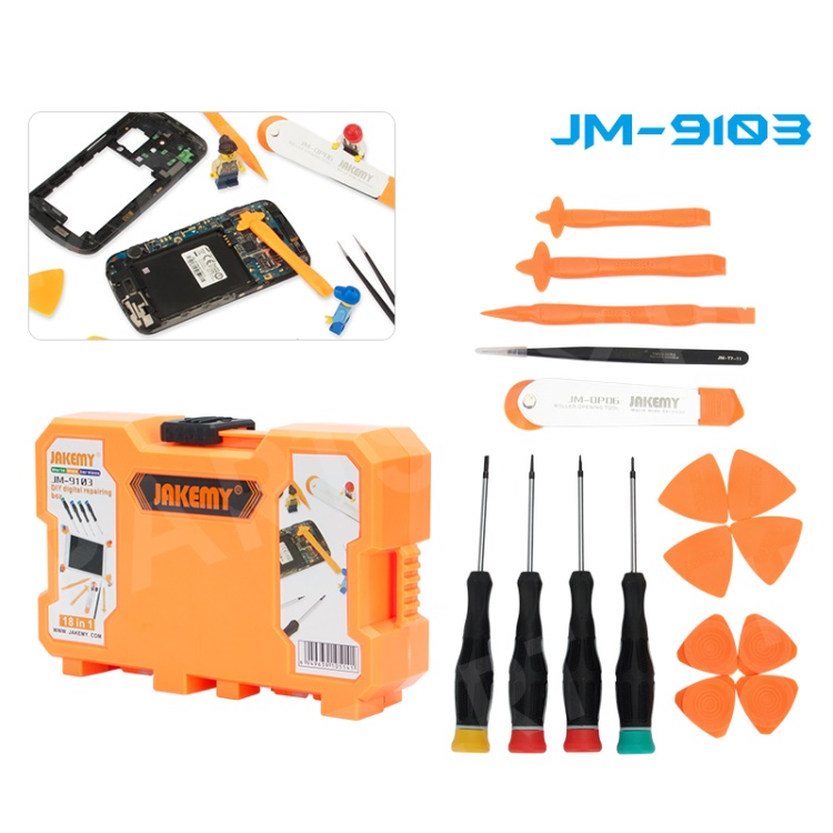 

JAKEMY JM-9013 18-in-1 Professional Opening Tools for Smartphone Digital Product