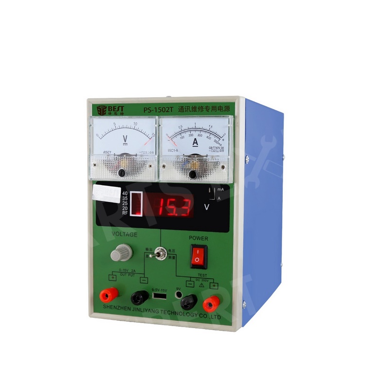 

BEST BST-1502T DC Regulated Power Supply 15V 2A for Labs Mobile Phone Repairing - 110V / US Plug