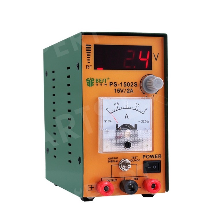 

BEST BST-1502S DC Power Supply 0-15V Maintenance Tool for Mobile Phone Repairing Labs - 110V / US Plug