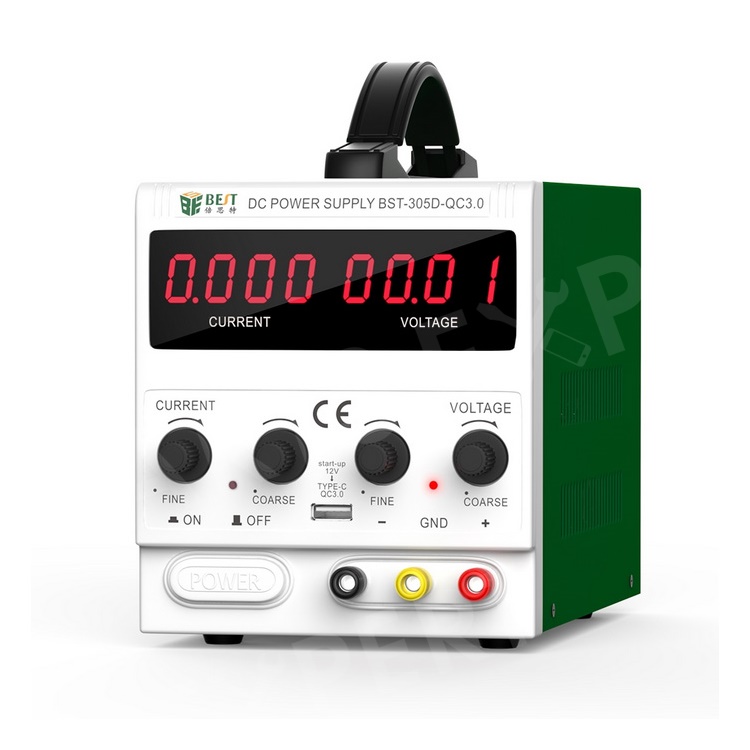 

BEST 305D Adjustable AC/DC Power Supply 30V 5A with 8 USB Ports for Mobile Phone Repairing - 110V / US Plug