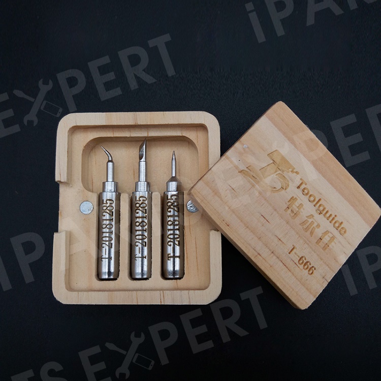

TOOLGUIDE T-666 3 in 1 Lead-free Solder Iron Tips for 936 Soldering Station
