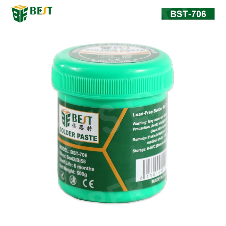 

BST-706 500g BGA PCB SMD SMT Solder Flux Paste Welding Soldering Tin Cream