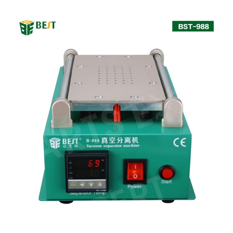 

BEST BST-988 Fatory Wholesale Vacuum LCD Touch Screen Glass Separator Machine, Platform Size: 190mm*110mm - 110V/US Plug