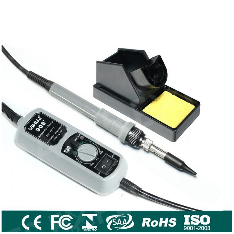

YIHUA Portable Electric Soldering Iron Thermostat Internal Heating Type for SMT SMD Welding Rework Repair - AC 110V / US Plug