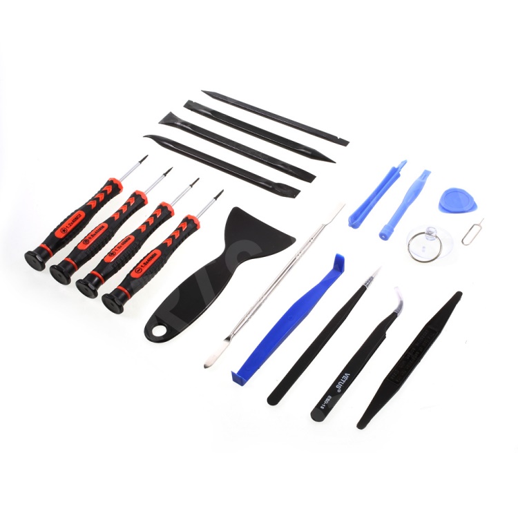 

19-In-1 Mobile Phone Repair Tool Kit with Screwdriver Spudger Tweezers Etc
