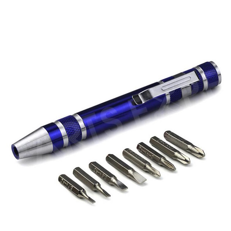 

YIHUA 9-in-1 Portable Slotted Phillips Bits Screwdriver Repairing Repair Tool