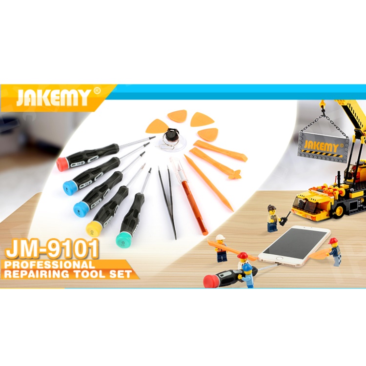 

JAKEMY JM-9101 15-in-1 Professional Repairing Tool Set Demolition Kit