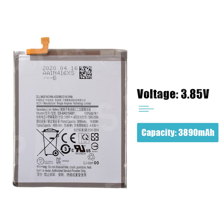 samsung a51 battery capacity