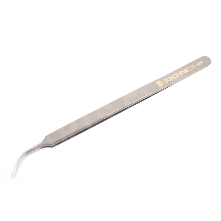 BEST BST-6A Stainless Steel Curved Angled Tweezers for Electronic Repairing  Wholesale