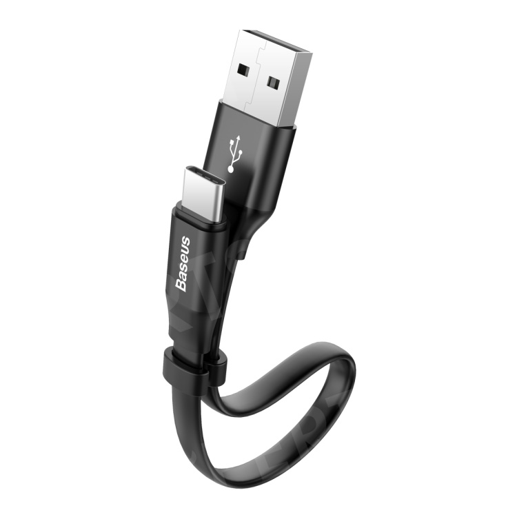 

BASEUS 23cm 2A Portable Type-C USB Data Sync Charging Cable - Black, Microsoft Lumia 950