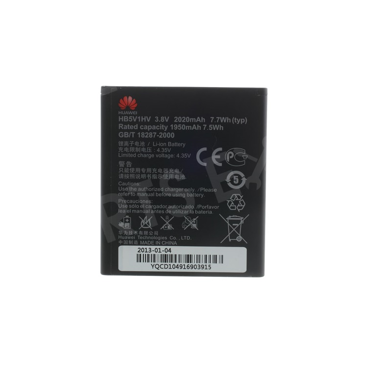 

OEM 2020mAh HB5V1HV Li-ion Battery for Huawei Ascend W1, Huawei Ascend W1