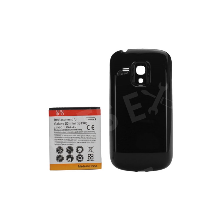 

Extended Battery w/ Battery Cover Door for Samsung I8190 Galaxy S III S3 mini 3500mAh;White, Galaxy S III Mini I8190