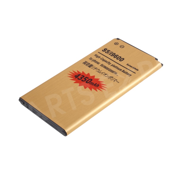 Li-ion Polymer Gold Battery Replacement for Samsung Galaxy S5 G900, 4200mAh