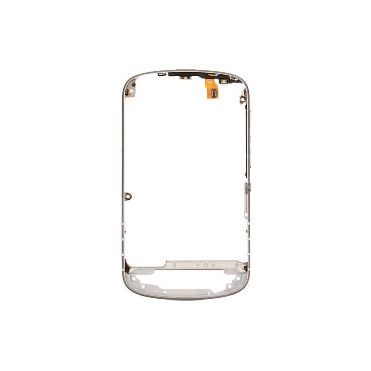 

OEM for BlackBerry Q10 Middle Frame Bezel Housing with Side Button Flex Cable Part - White, Other LG Models