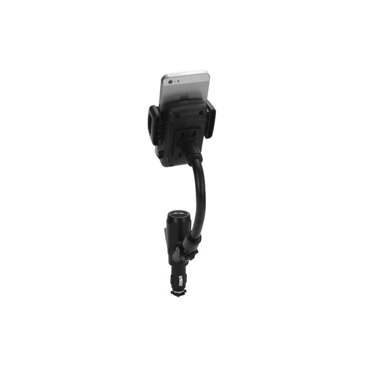 Universal Dual USB Car Charger Cradle Mount Holder for iPhone 5 4S Samsung i9300 Galaxy S3