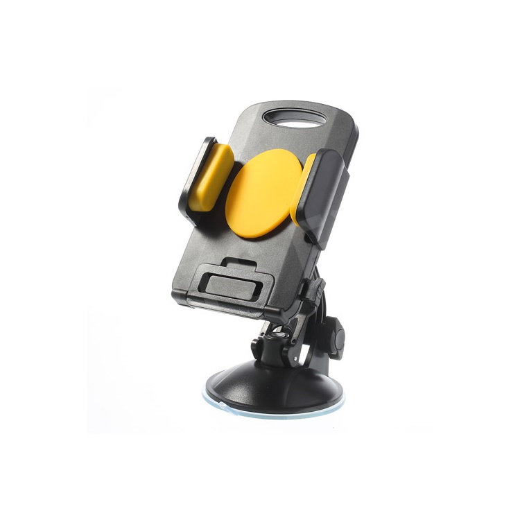 Yellow Universal 360 Degree Rotating Car Holder for 4.3-7.8 inch Smartphones Tablet, width: 58-125mm