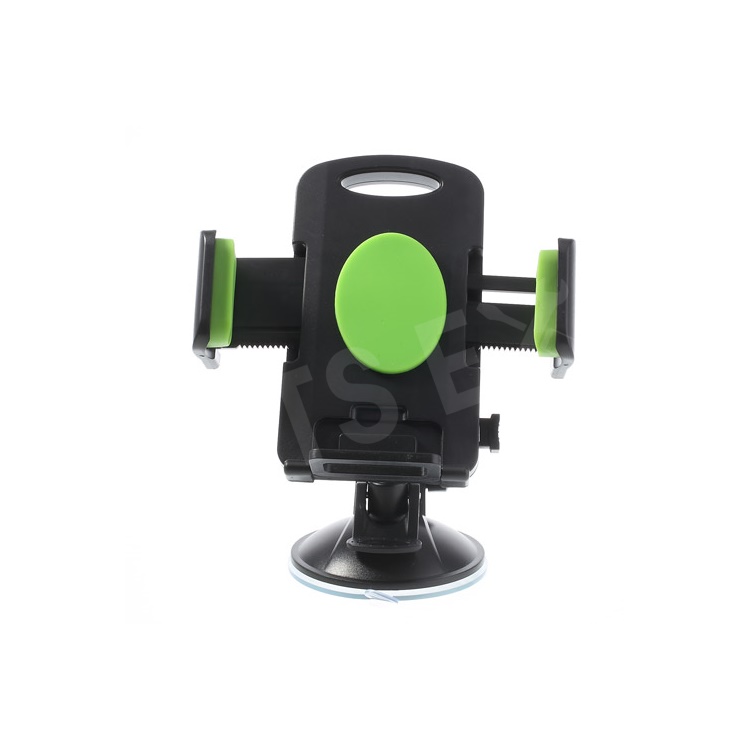 Green Universal 360 Degree Rotating Car Holder for 4.3-7.8 inch Smartphones Tablets, width: 58-125mm