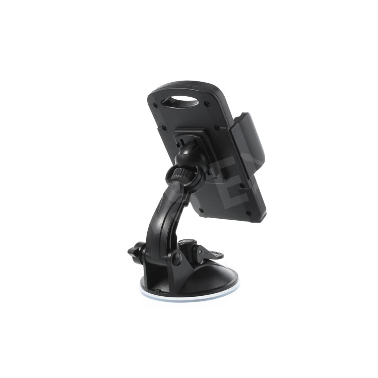 Black Universal 360 Rotation Car Holder Stand for 4.3-7.8 inch Smartphones Tablet, width: 58-125mm