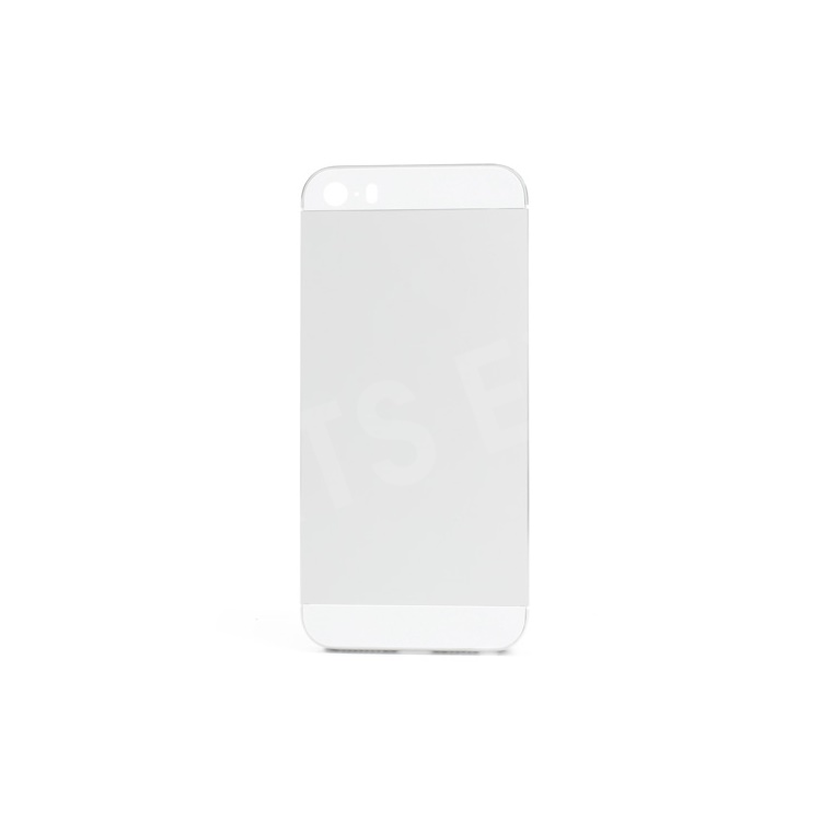 High Quality Full Housing Faceplates Buttons SIM Card Tray for iPhone 5s - White / Silver