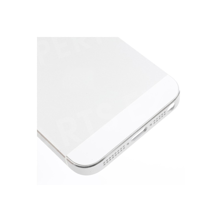 High Quality Full Housing Faceplates Buttons SIM Card Tray for iPhone 5s - White / Silver