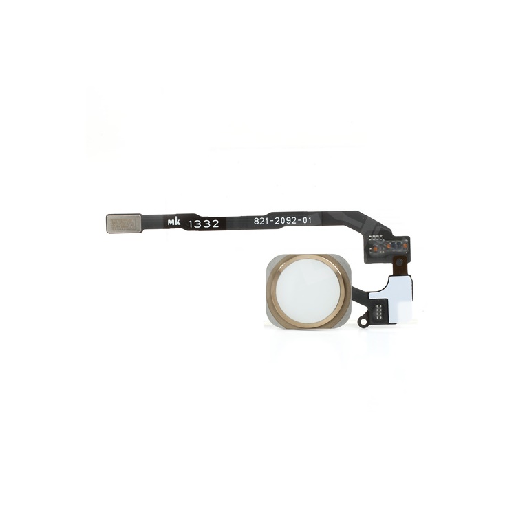 Champagne Gold for iPhone 5s Home Button with PCB Membrane Flex Cable (OEM)