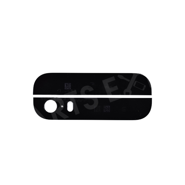 Black Top & Bottom Glass Cover Replacement Parts for iPhone 5s