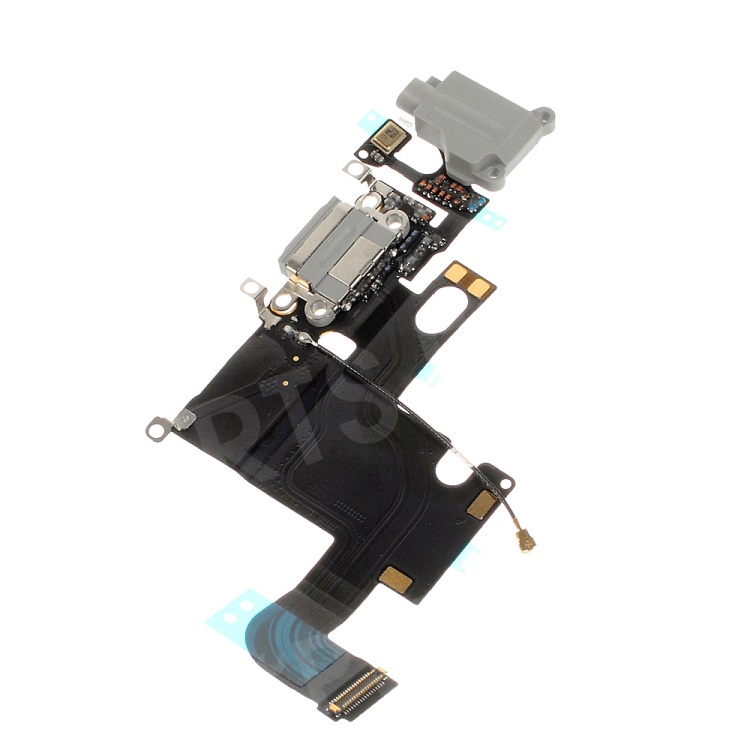 OEM Dock Connector Charging Port Flex Cable for iPhone 6 4.7 - Dark Grey