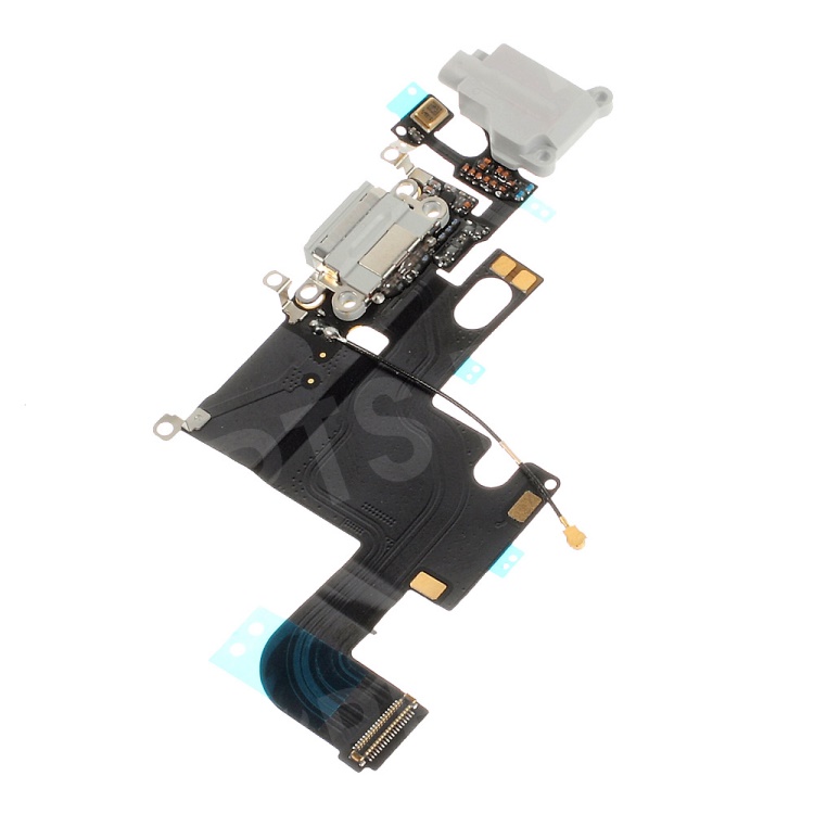 OEM Dock Connector Charging Port Flex Cable for iPhone 6 4.7 - Light Grey