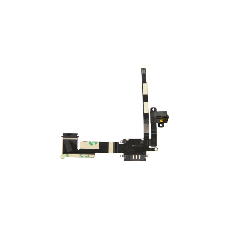 OEM Audio Jack Flex Cable with 3G Card Holder Connector for iPad 2 WiFi + 3G