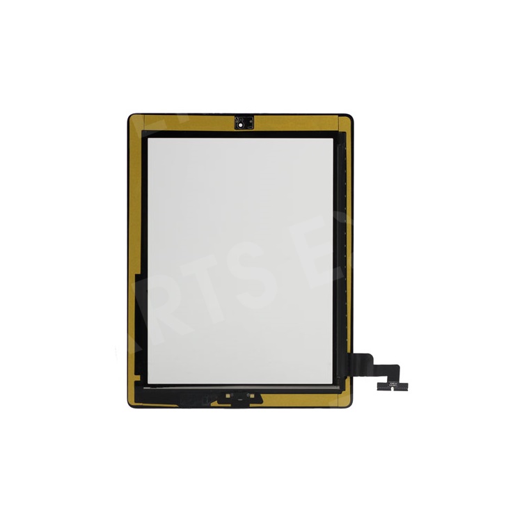 iPad 2 Touch Screen Digitizer Assembly w/ Front Camera Holder + Home Button + Home Button Holder + Adhesive Tape - Black