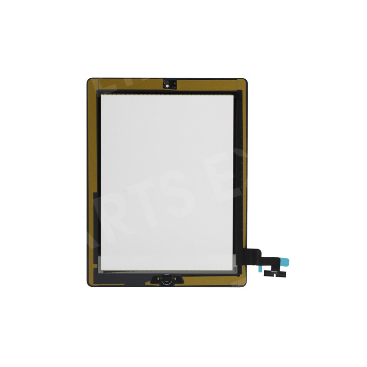 iPad 2 Touch Screen Digitizer Assembly w/ Front Camera Holder + Home Button + Home Button Holder + Adhesive Tape OEM - White